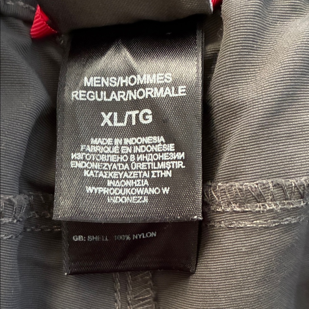 Men's Charcoal Cargo Pants zip into shorts size XL - Picture 5 of 8